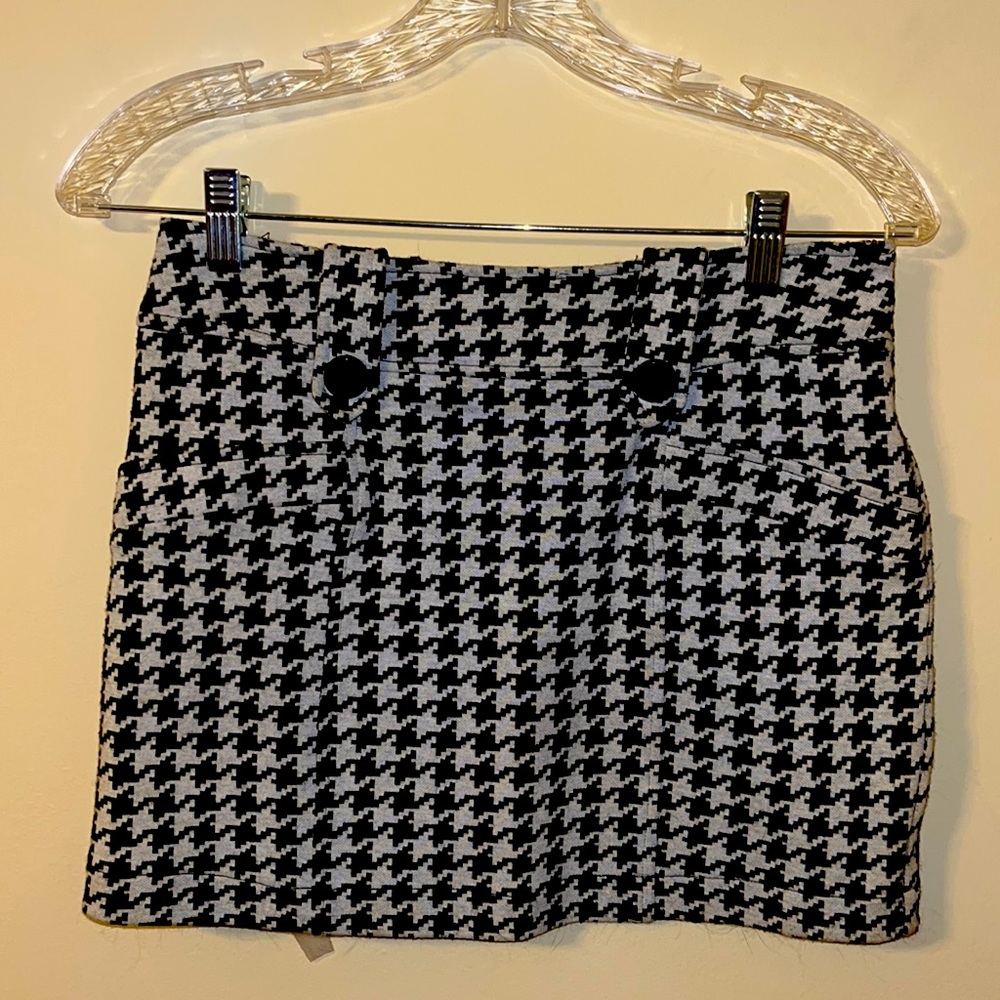 Black and white skirt